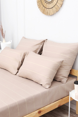 Наволочка поплин Кристи-компаньон какао